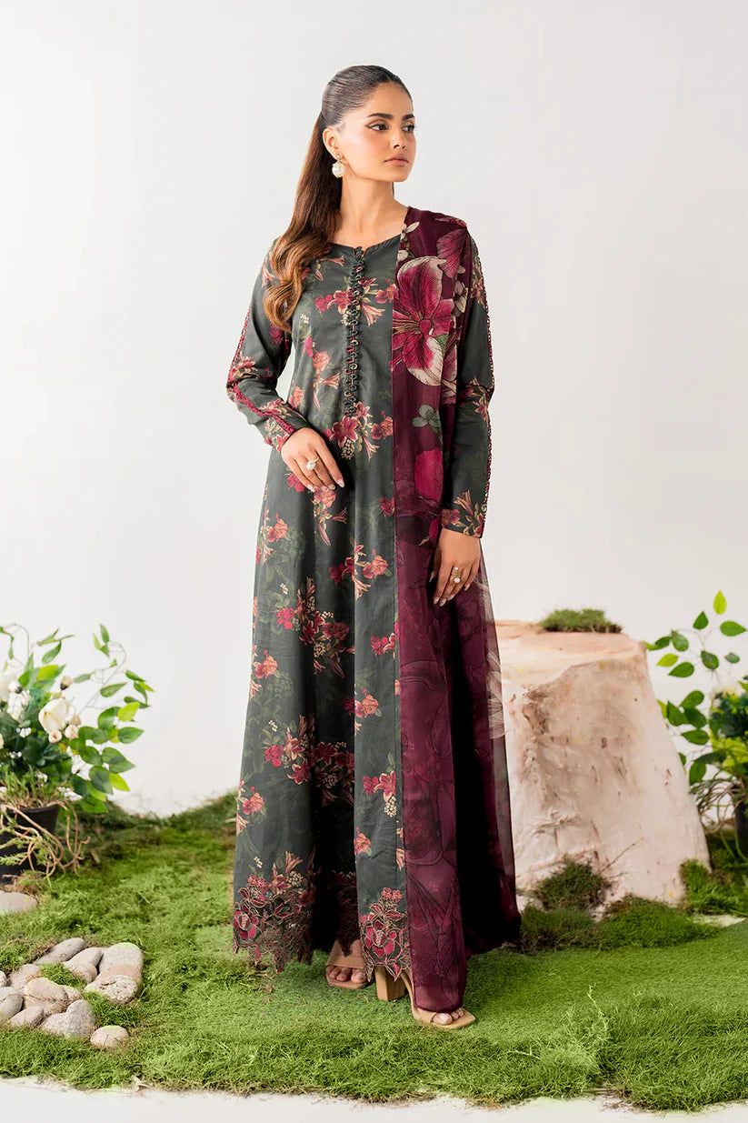 BAROQUE KHADDAR UNSTITCHED PRINTED 3PC