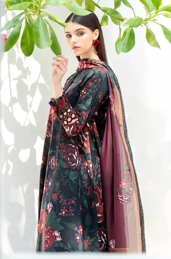 BAROQUE KHADDAR UNSTITCHED PRINTED 3PC