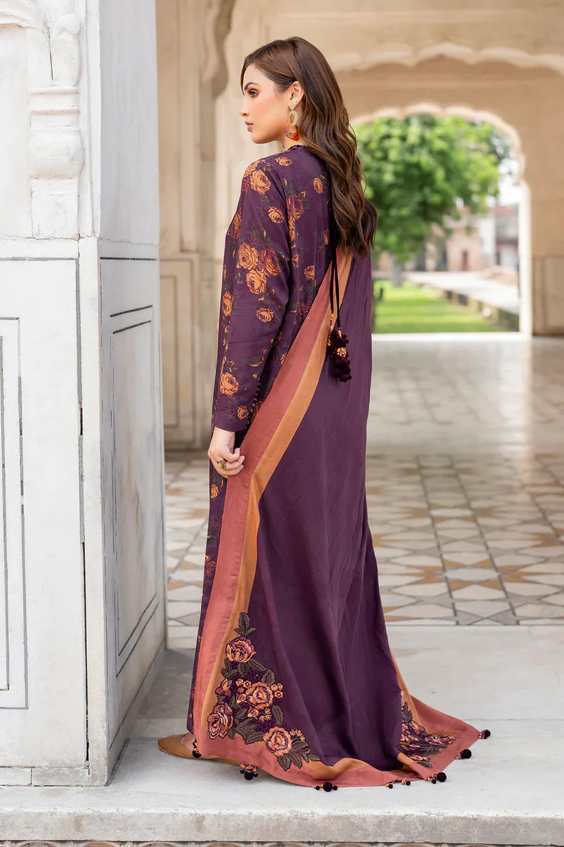BAROQUE KHADDAR UNSTITCHED PRINTED 3PC