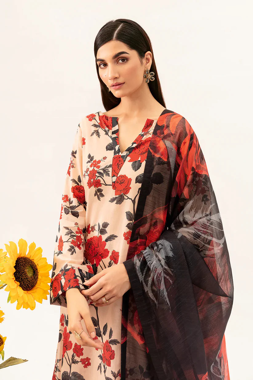 BAROQUE KHADDAR UNSTITCHED PRINTED 3PC