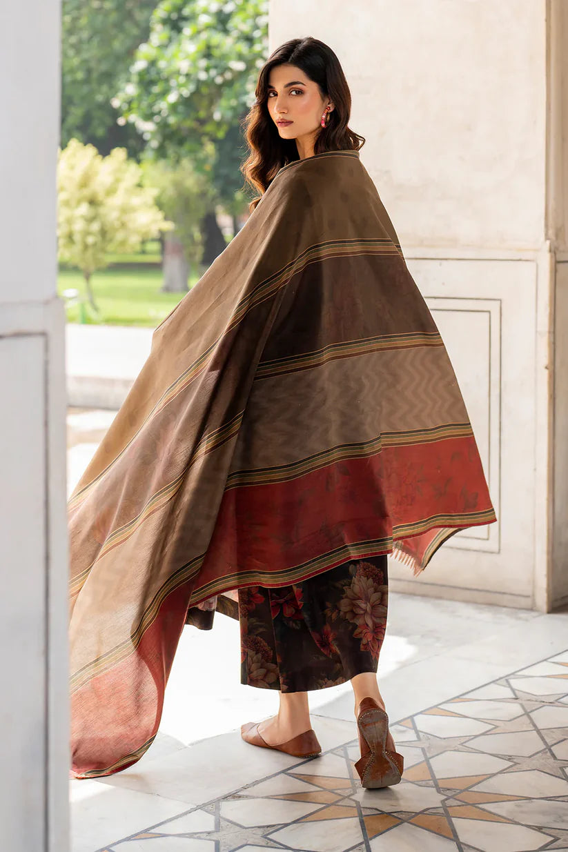 BAROQUE KHADDAR UNSTITCHED PRINTED 3PC