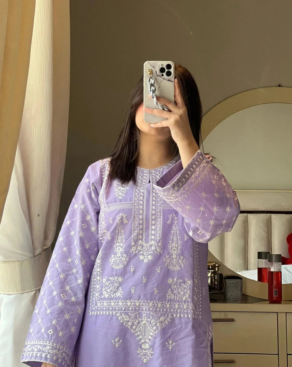 BAREEZE LAWN UNSTICH EMB 2PC