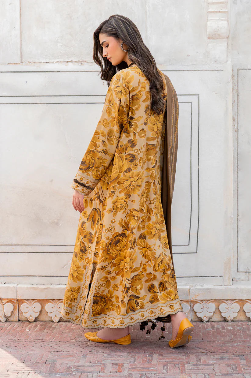 BAROQUE KHADDAR UNSTITCHED PRINTED 3PC
