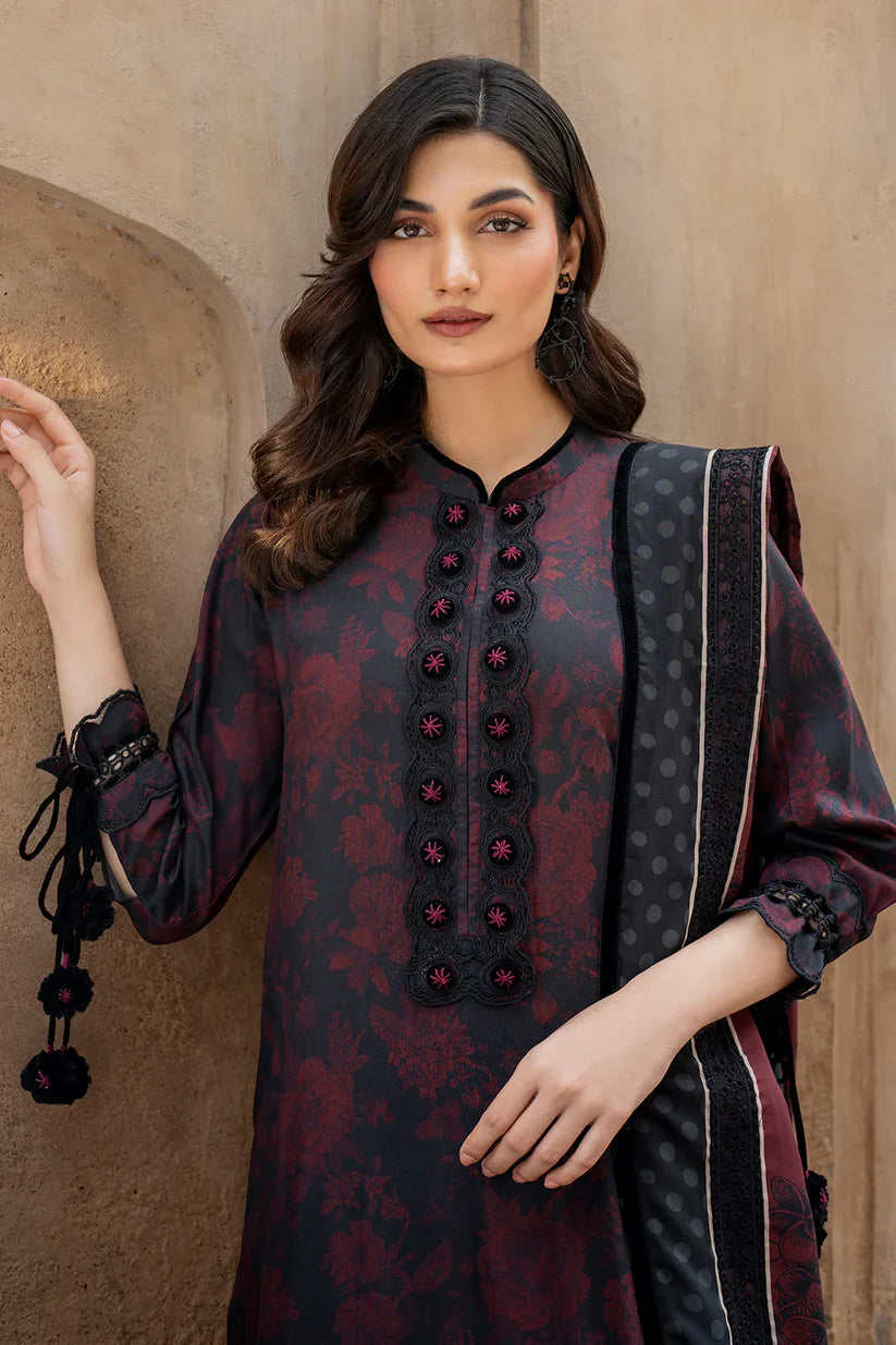 BAROQUE KHADDAR UNSTITCHED PRINTED 3PC