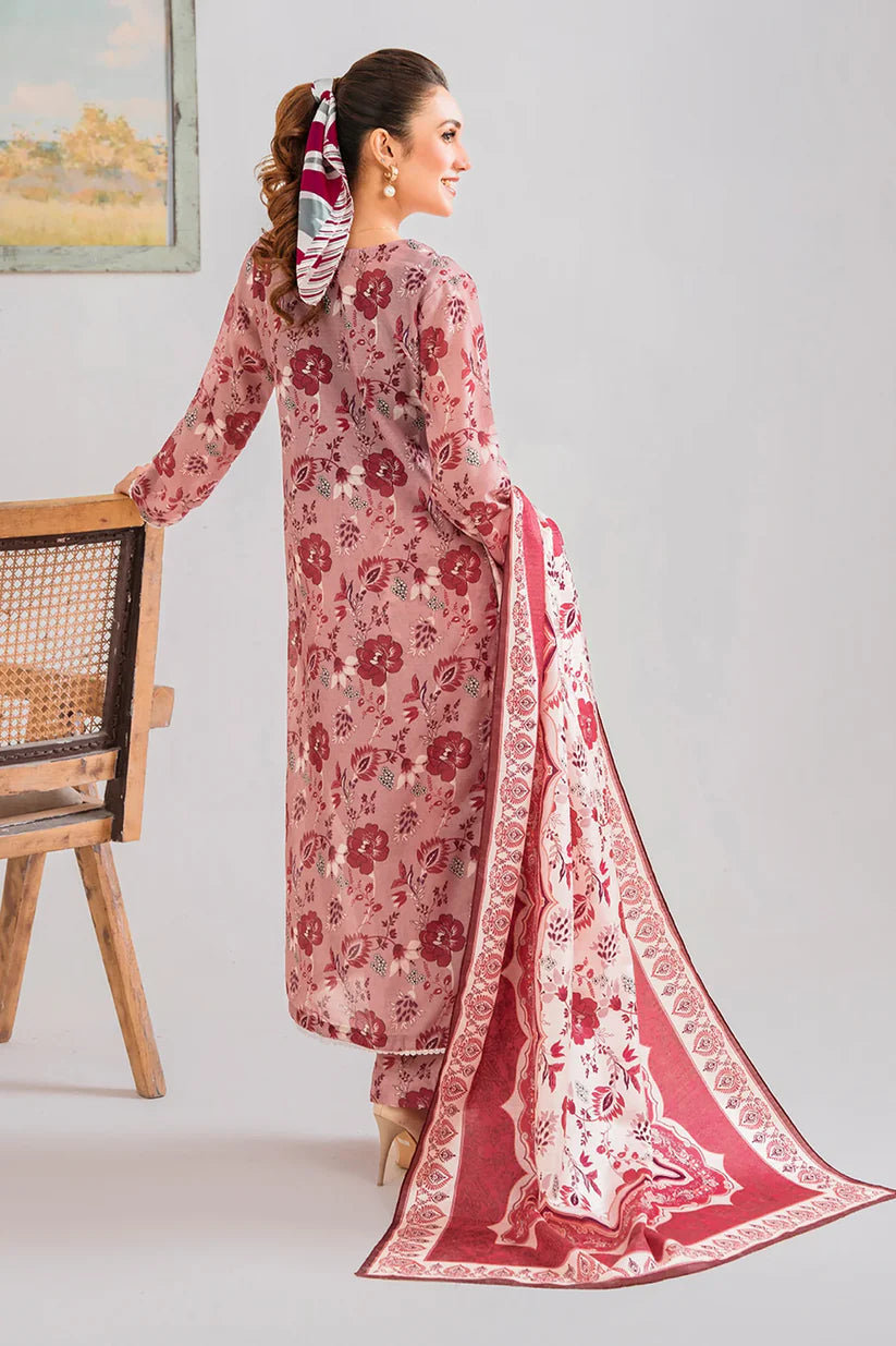 BAROQUE KHADDAR UNSTITCHED PRINTED 3PC