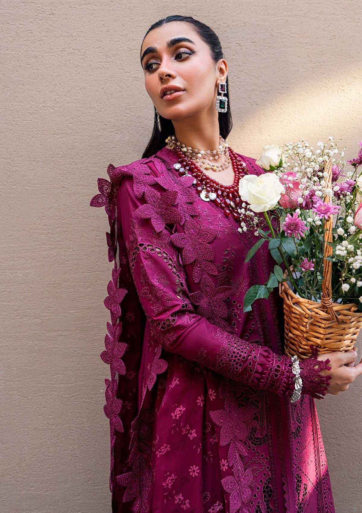 QALAMKAR LAWN UNSTITCHED EMB 3PC