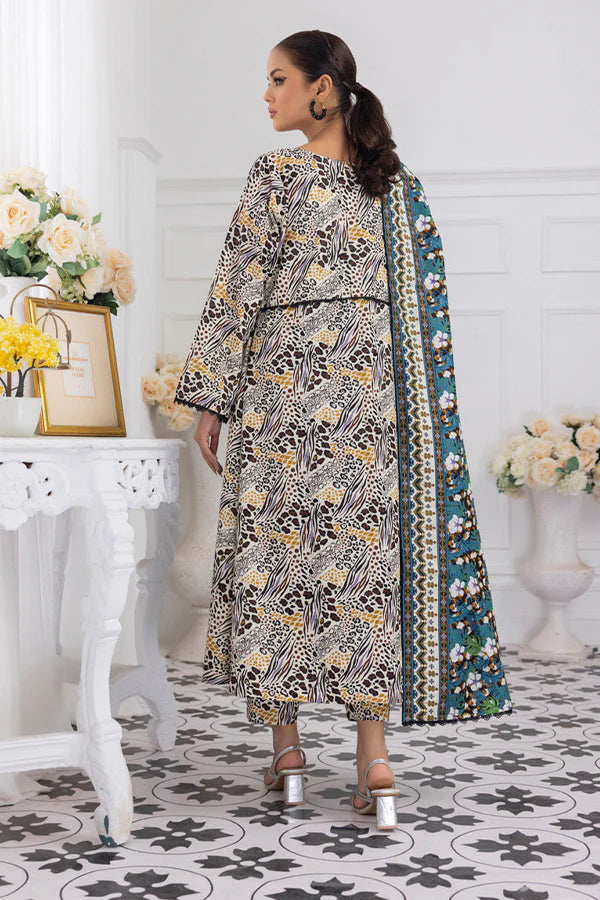 NISHAT KHADDAR UNSTITCHED PRINTED 3PC