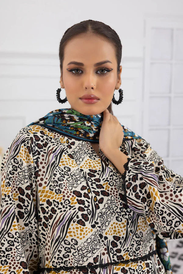 NISHAT KHADDAR UNSTITCHED PRINTED 3PC
