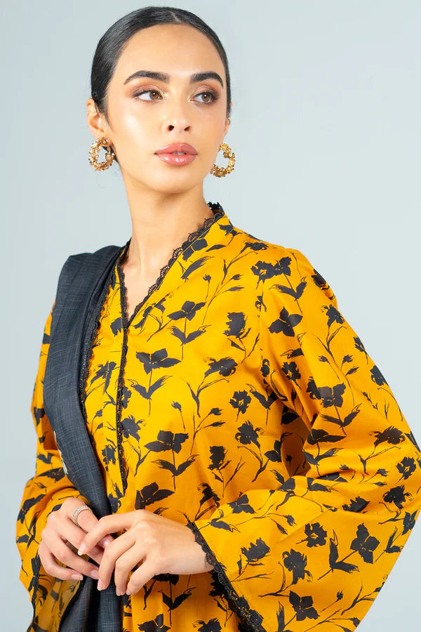 BAROQUE KHADDAR UNSTITCHED PRINTED 3PC
