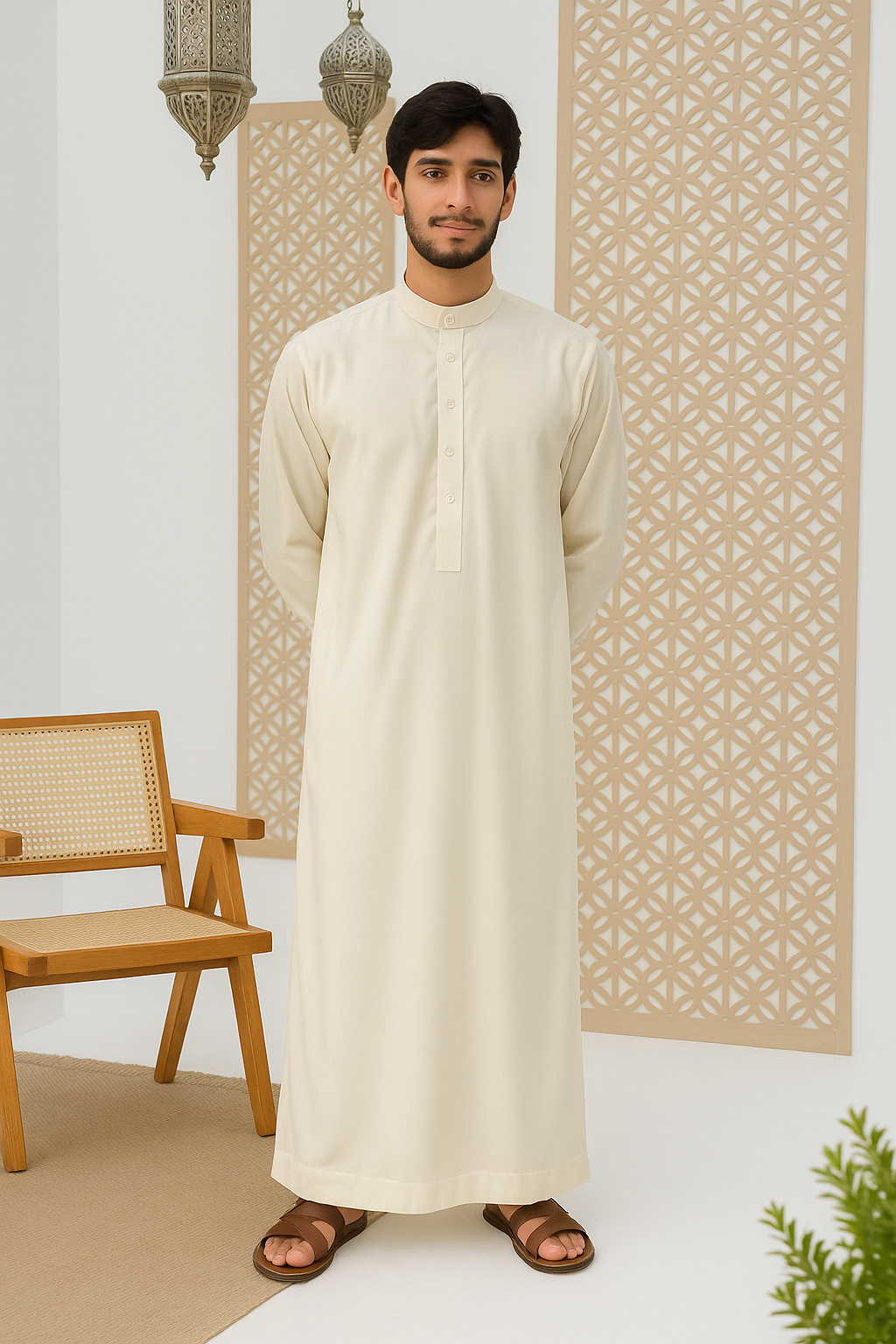Cream Jubba