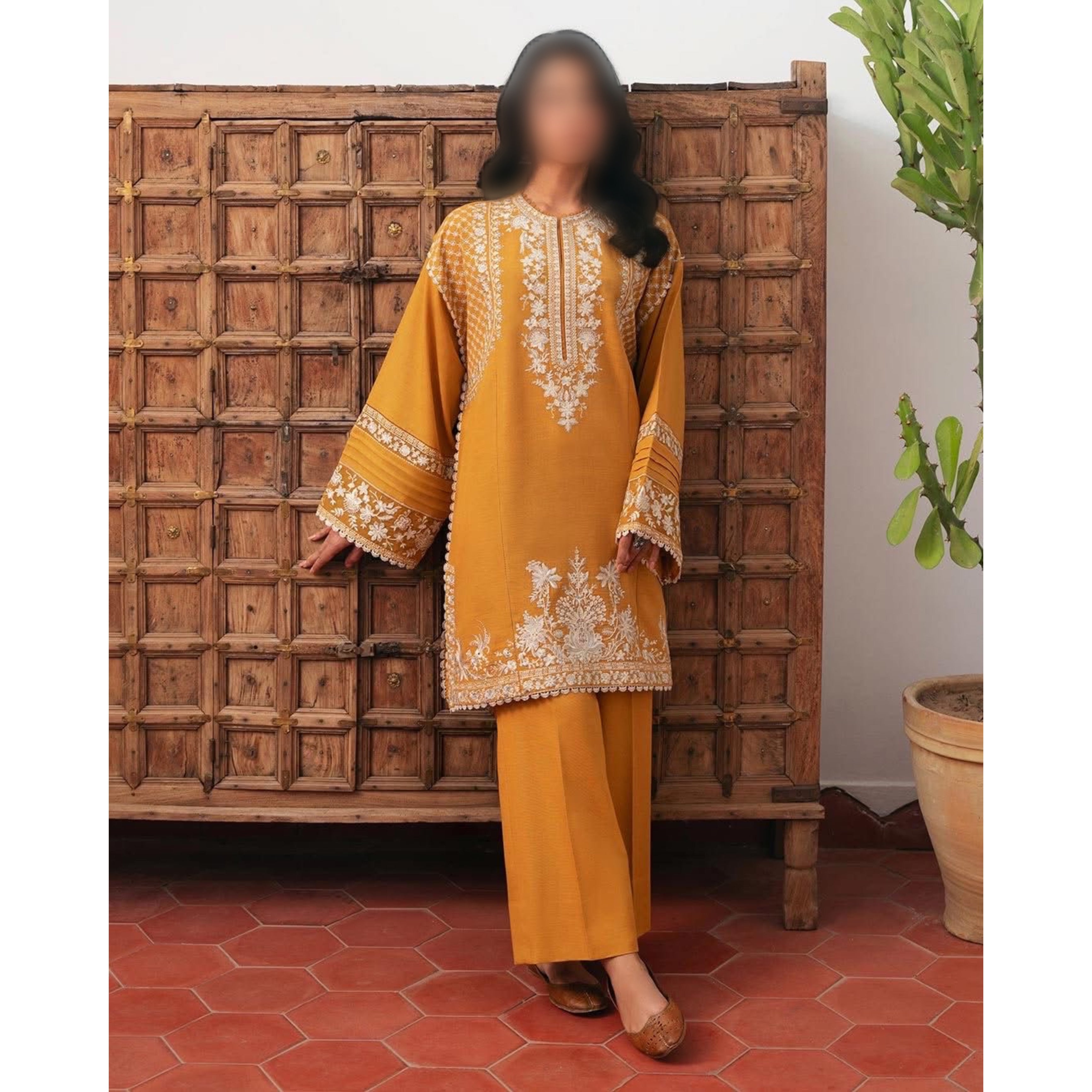 BATIK LAWN UNSTITCHED EMB 2PC
