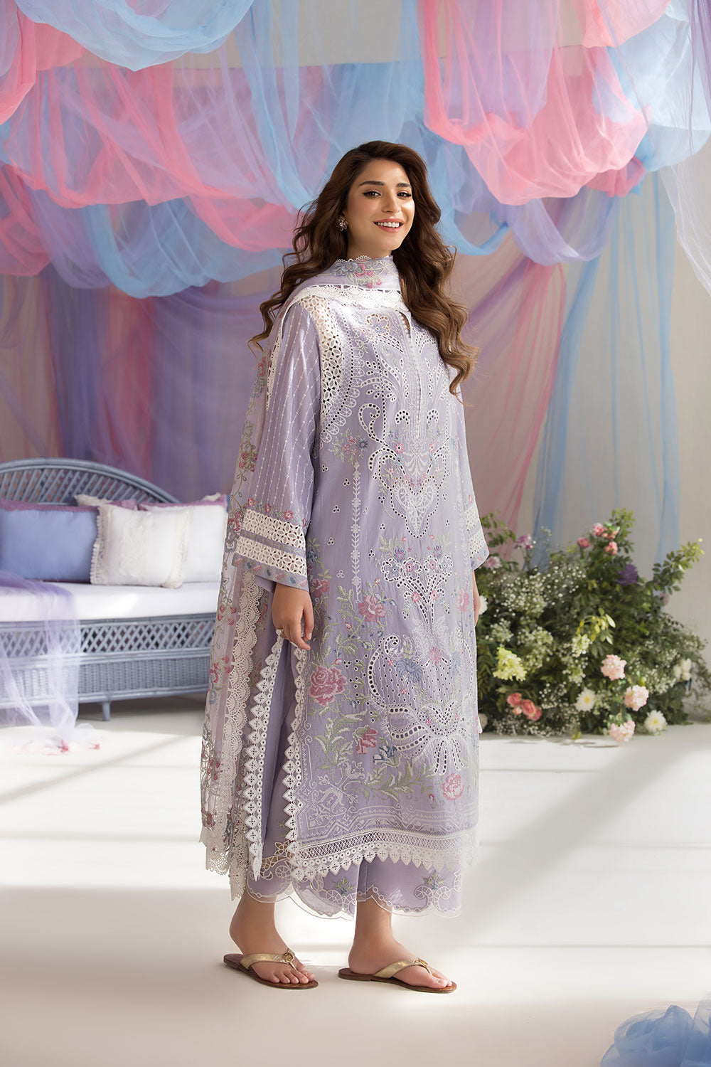 SOBIA NAZIR LAWN UNSTITCHED EMB 3PC