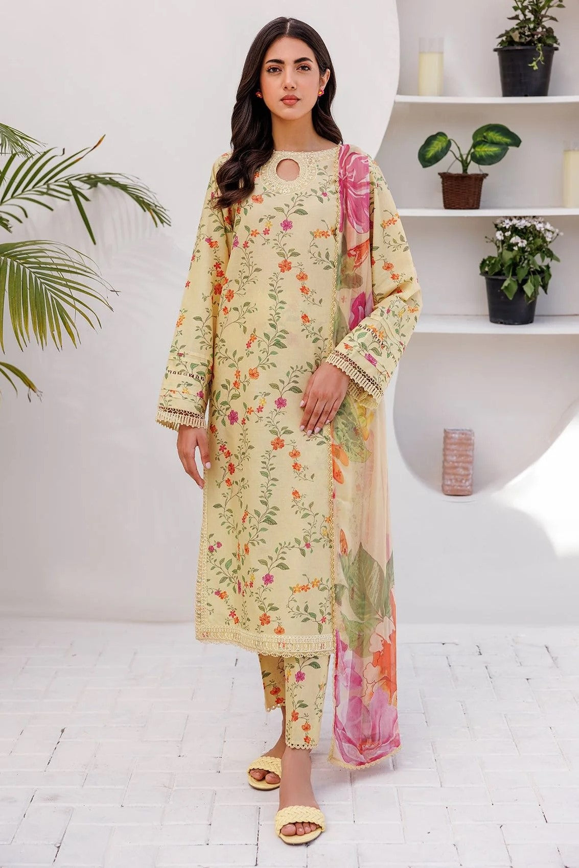 BAROQUE KHADDAR UNSTITCHED PRINTED 3PC