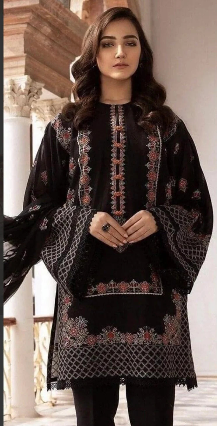 BAREEZE LAWN UNSTICH EMB 3PC