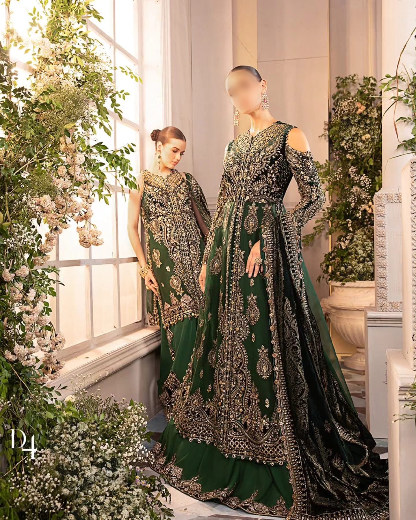 MARIA.B ORGANZA UNSTITCHED EMB SUIT