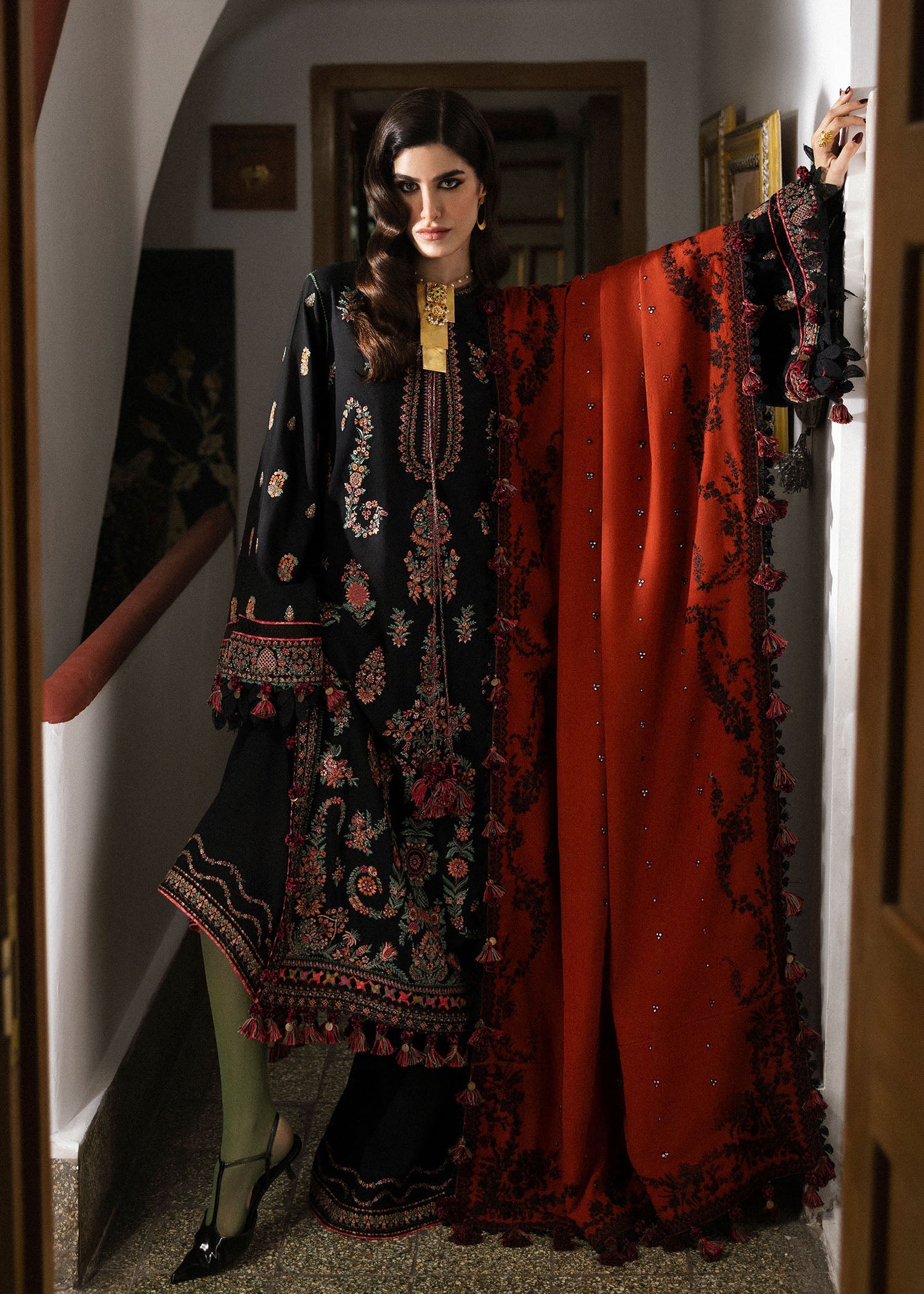 HUSSAIN REHAR LAWN UNSTITCHED EMB 3PC