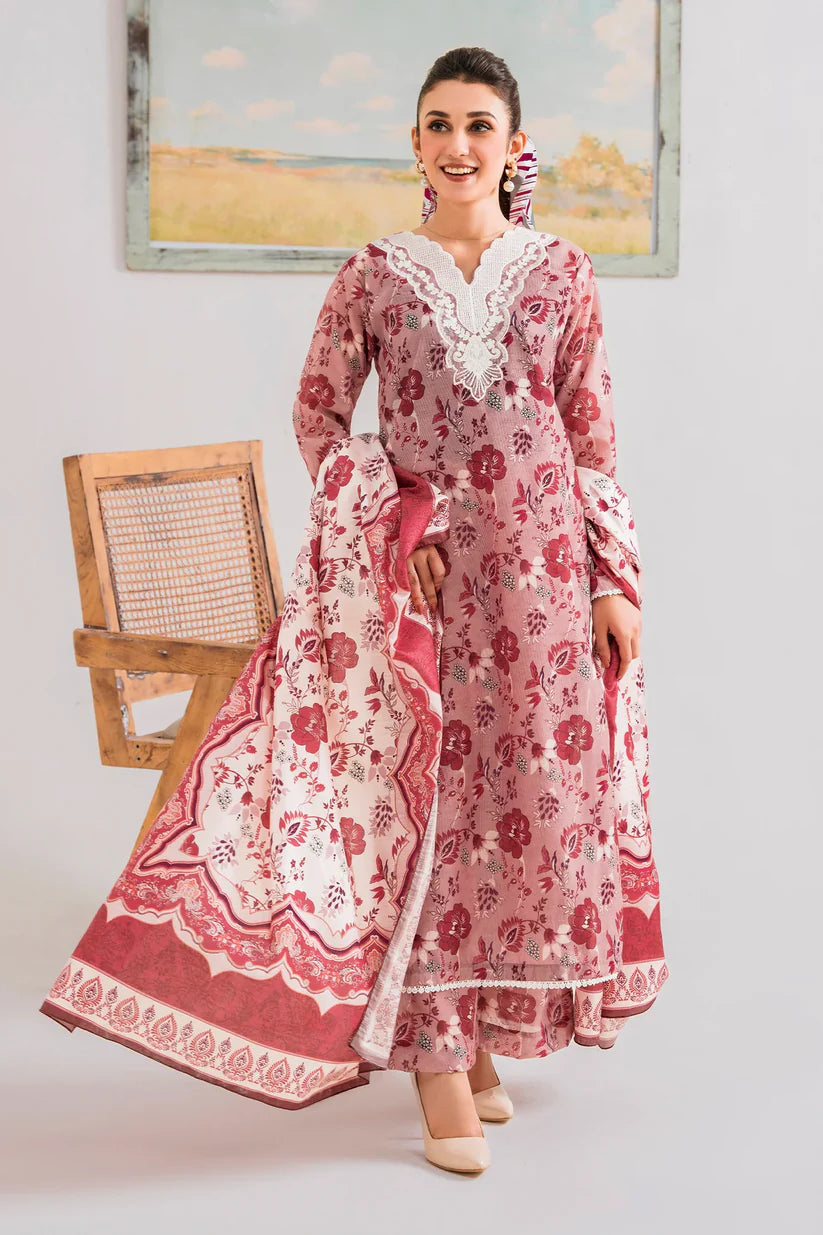 BAROQUE KHADDAR UNSTITCHED PRINTED 3PC