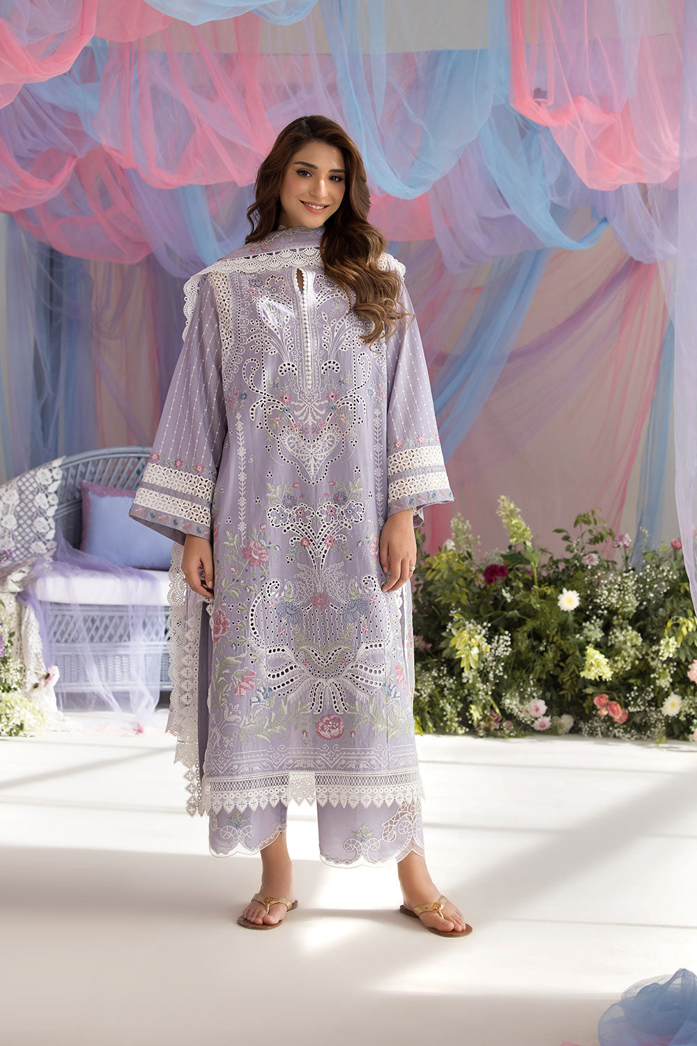 SOBIA NAZIR LAWN UNSTITCHED EMB 3PC