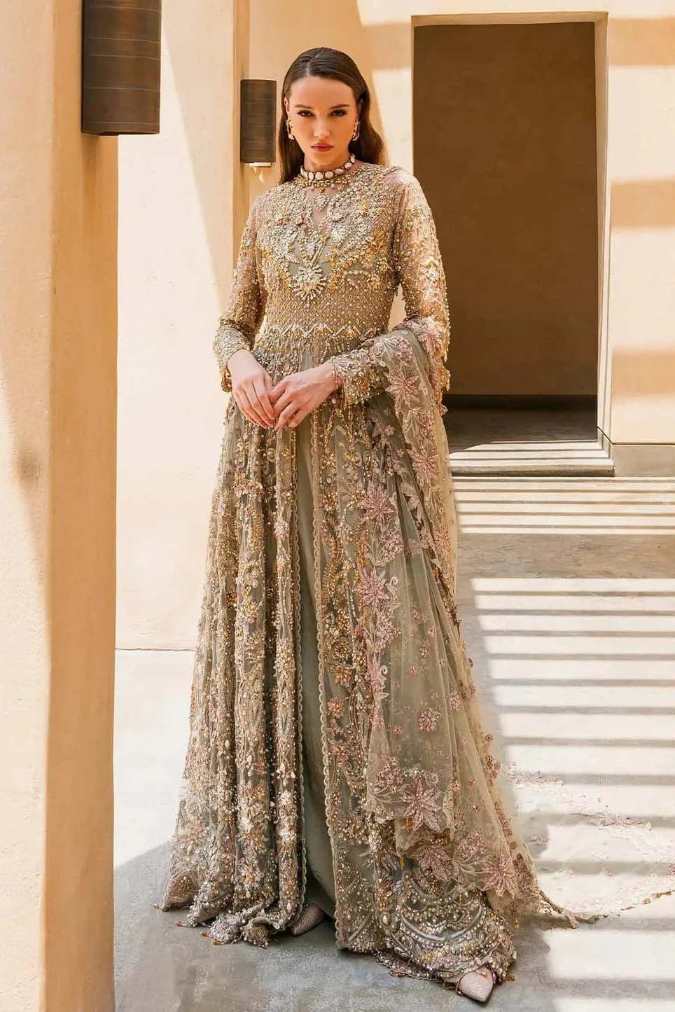 ELAF NET UNSTITCHED EMB MAXI